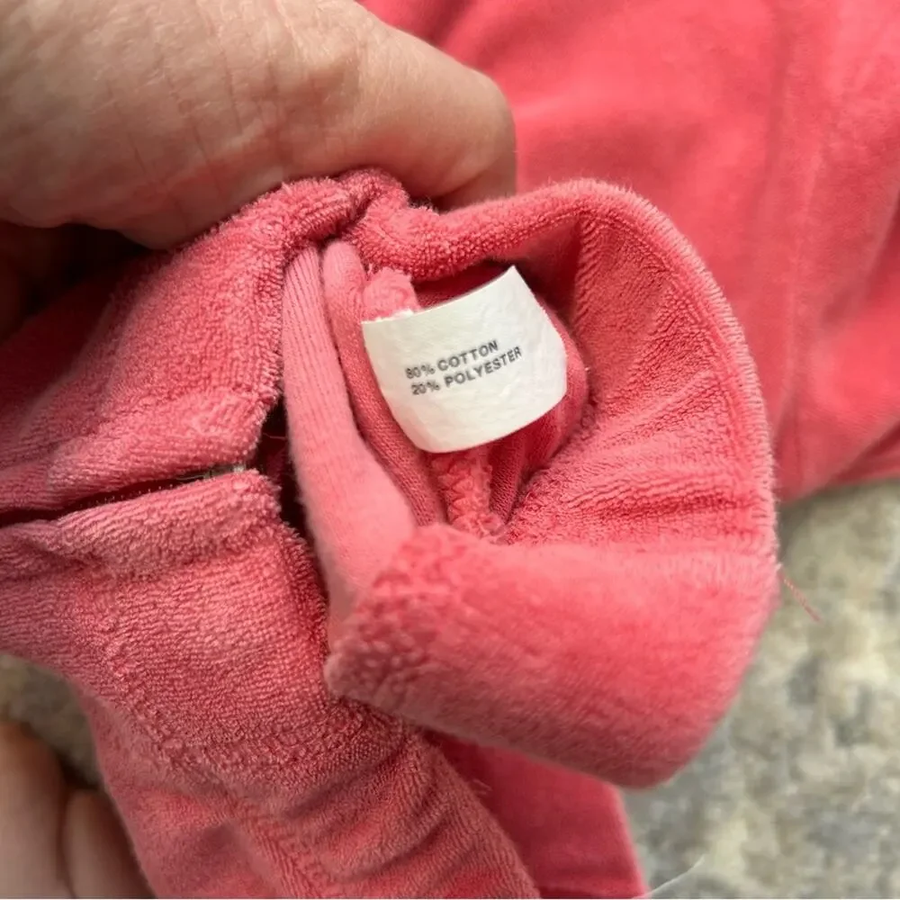 Y2K Baby Gap Terry Cloth Pink Zip Jacket 3 Toddler 2004